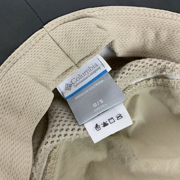Columbia Bora Bora II Booney Hat Unisex Packable Sun Protection Beige Adjustable - Picture 8 of 9